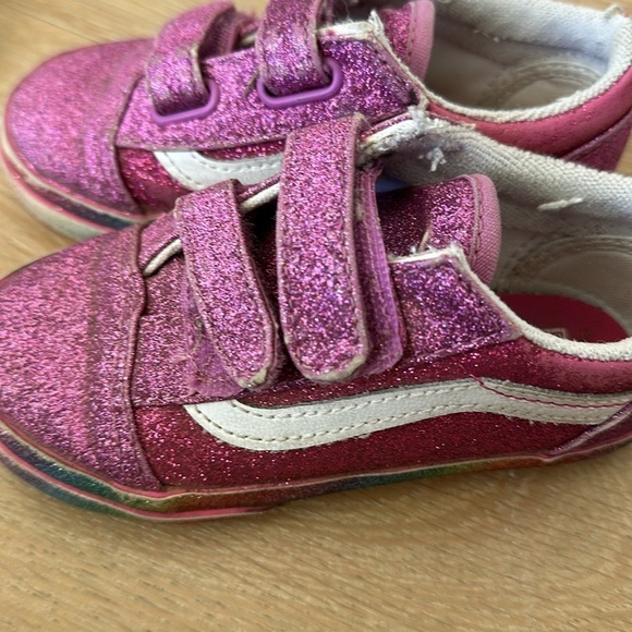 Vans glittery shoes with rainbow soles - Picture 3 of 4